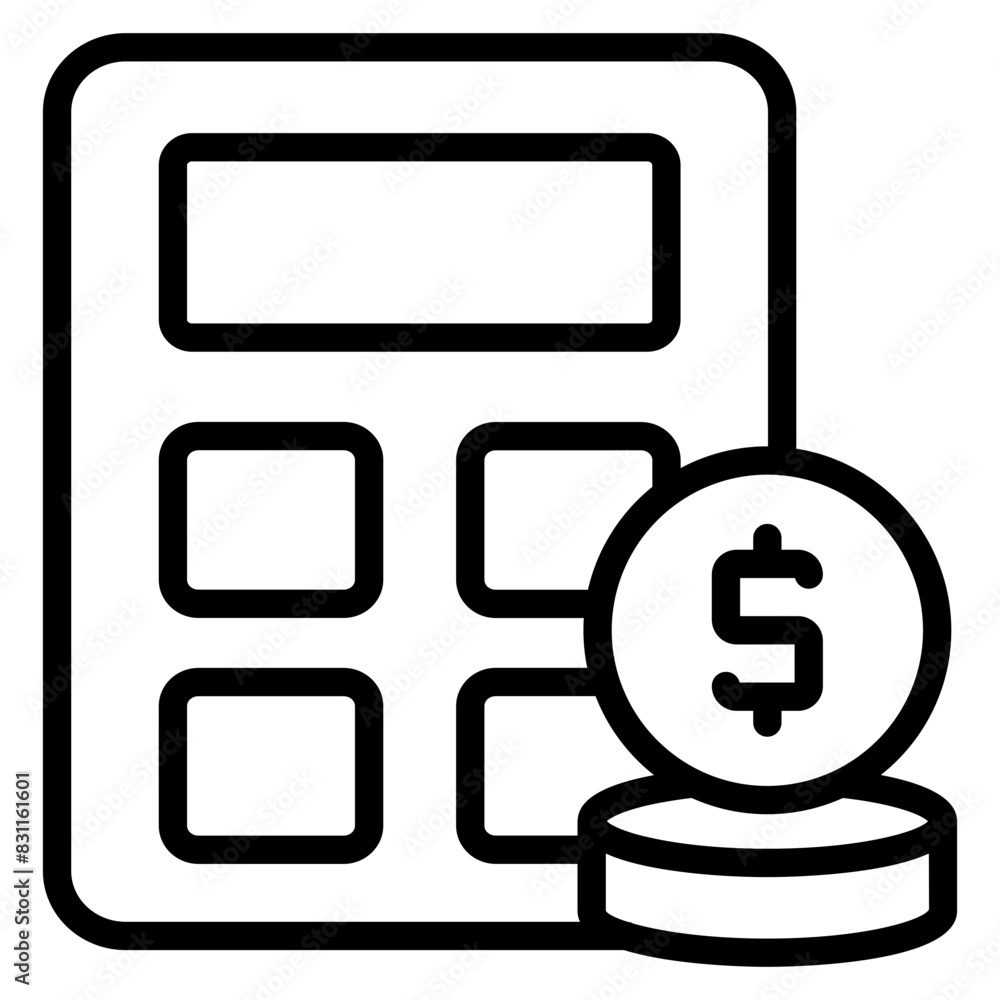 Cruncher with money, concept of financial calculator
Cruncher with money, concept of financial calculator