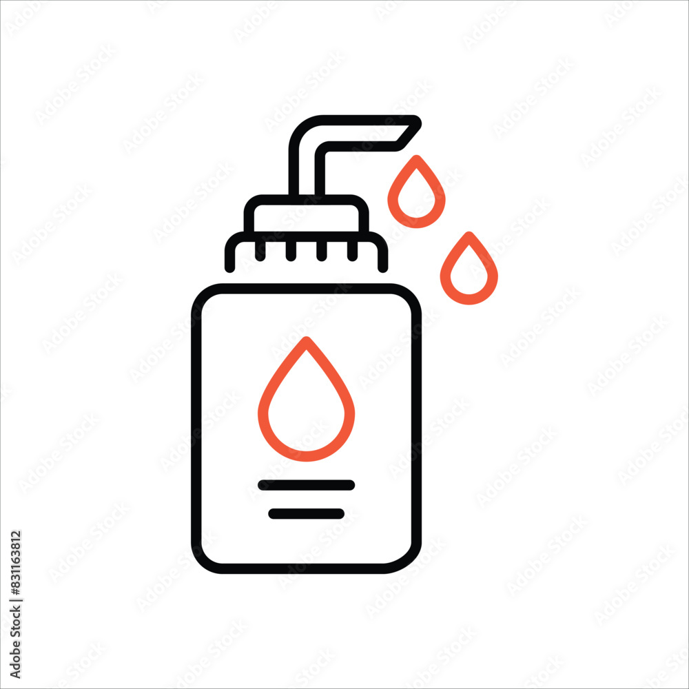 Face Cleanser vector icon Face Cleanser vector icon
