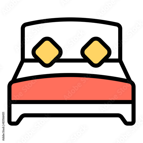 Premium download icon of bed

