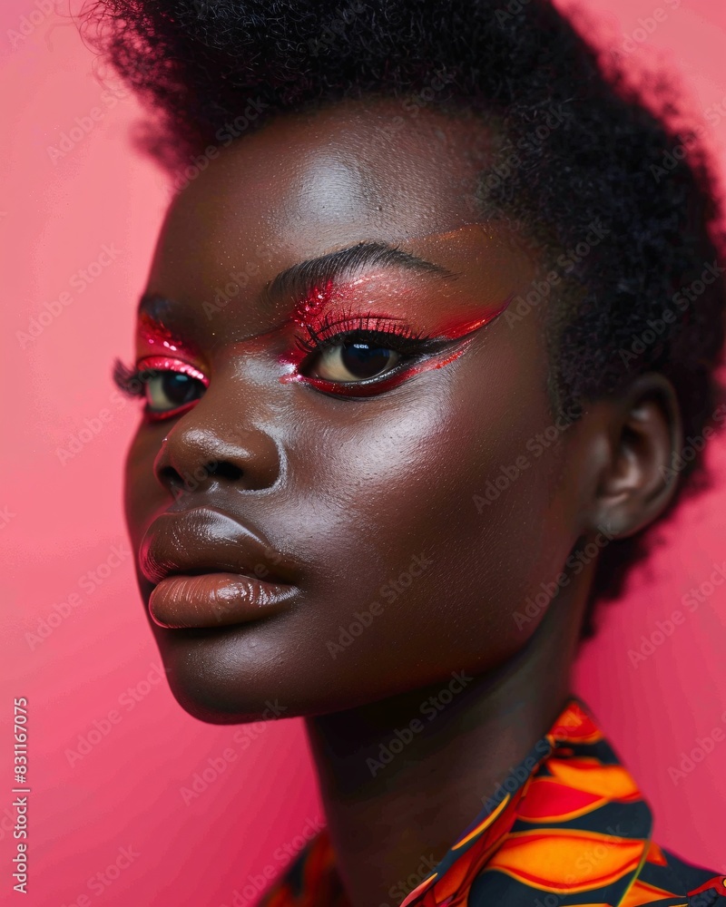 black girl with rainbow make up black girl with rainbow make up