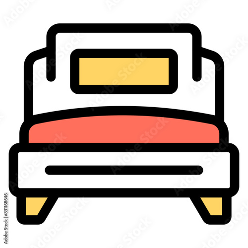 Premium download icon of bed
