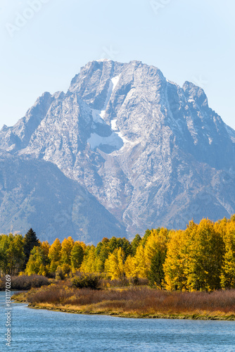 Oxbow Bend on the Snake River in the Fall - Grand Teton National Park - Jackson Hole, WY