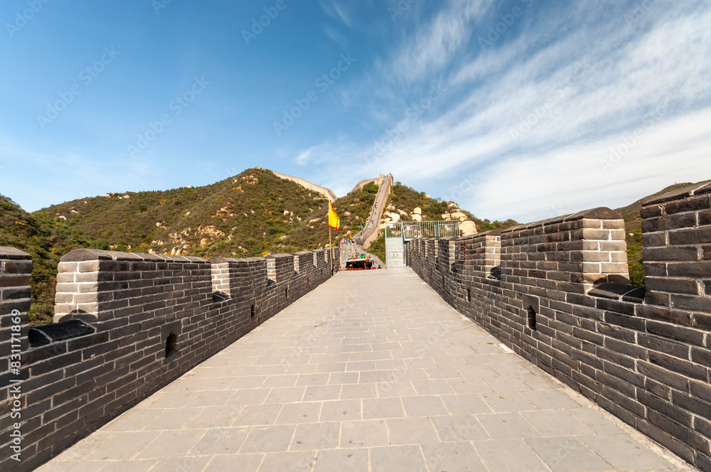 Great wall of China in Badaling