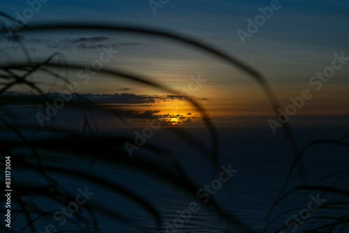 Wallpaper Mural sunset over the sea Torontodigital.ca