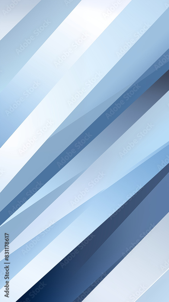 Fototapeta premium Abstract Image, Blue and White Diagonal Lines, Wallpaper, Background, Cell Phone and Smartphone Cover, Computer Screen, Cell Phone and Smartphone Screen, 9:16 Format - PNG