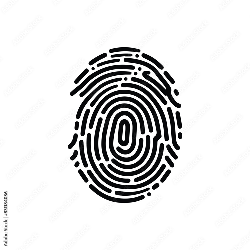 fingerprint scanning icon sign fingerprint scanning icon sign
