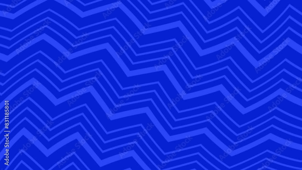 Blue zigzag abstract background motion graphic. Blue zigzag abstract background motion graphic.