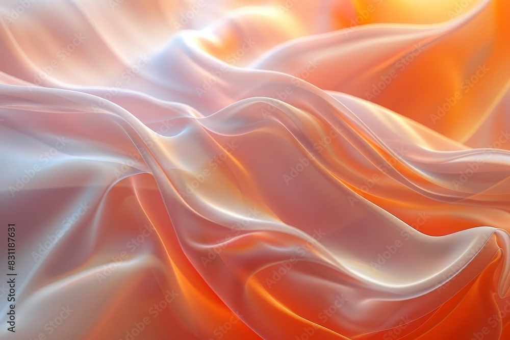 Obraz premium Graceful Curves - Abstract Background for Elegant Presentations