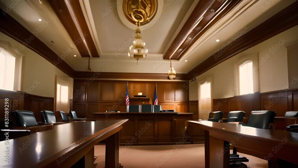Superior Courtroom Interior Generative AI Superior Courtroom Interior Generative AI