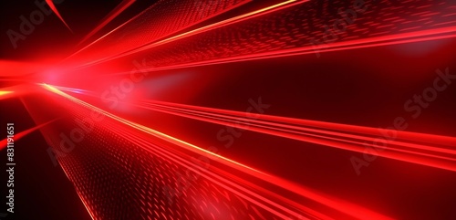 abstract glowing red rays burst laser futuristic dynamic speed pattern background