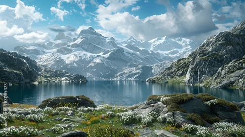 Wallpaper Mural Swiss beauty, Grimselsee at Grimselpass Torontodigital.ca