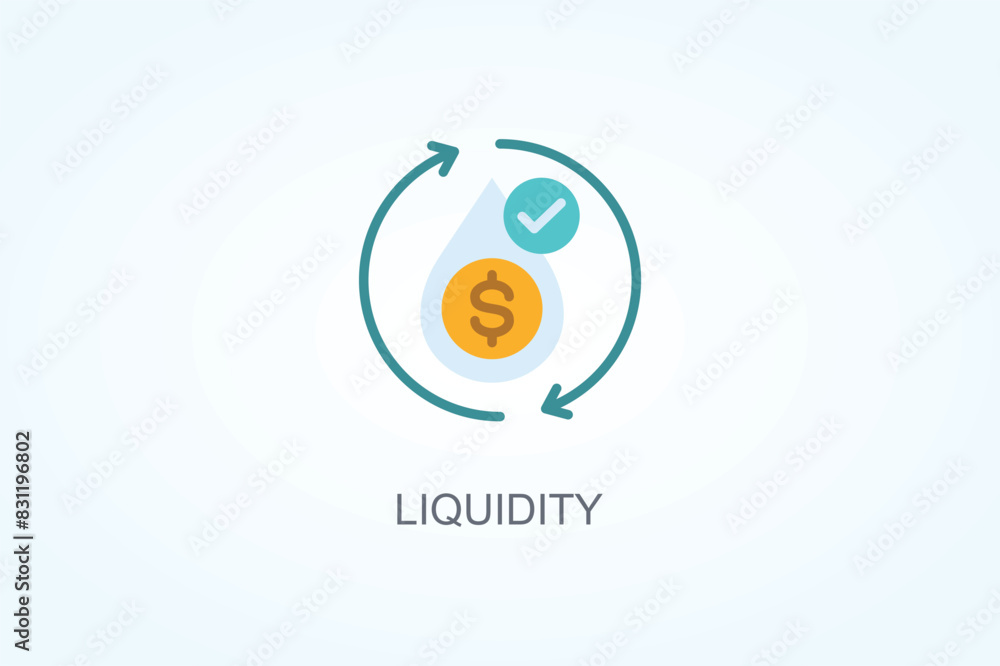 Liquidity Vector Or Logo Sign Symbol Illustration Liquidity Vector Or Logo Sign Symbol Illustration