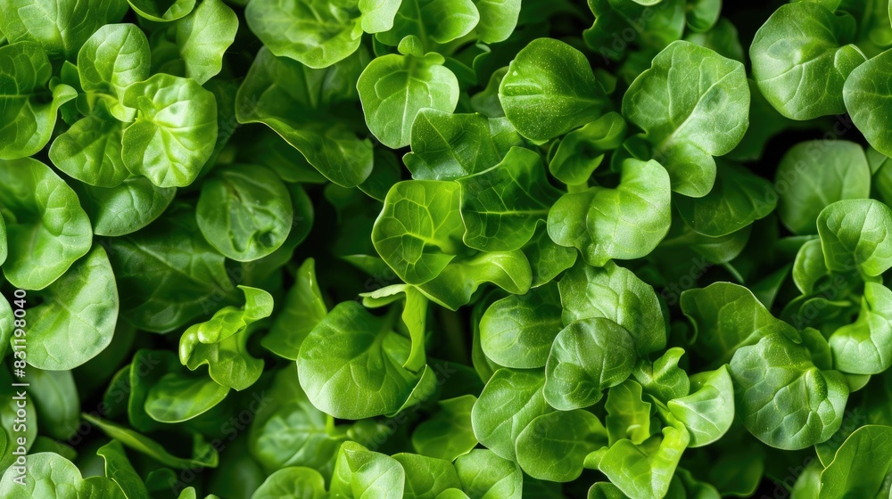 Fresh arugula salad leaves, top view background. Flat lay of fresh green rucola salad leaf texture pattern. SEAMLESS PATTERN Fresh arugula salad leaves, top view background. Flat lay of fresh green rucola salad leaf texture pattern. SEAMLESS PATTERN