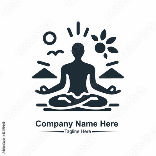 yoga logo vector 