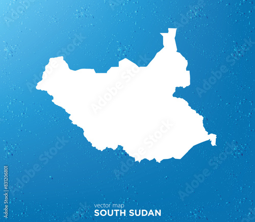 South Sudan map. Vector map for any needs.