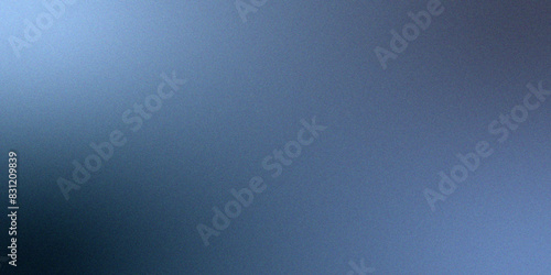 Abstract Fiery burnt dark gray foil gradient vector blurred shine. Glowing blue foil glitter metallic wall texture. Blue color gradient, ombre effect with rough, grain, noise, and bright spots	