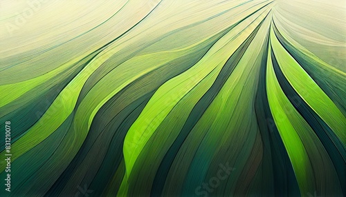 save the green planet, abstract organic background in green color © neirfy