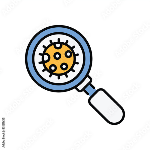 Infectious vector icon