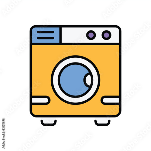 Washer vector icon