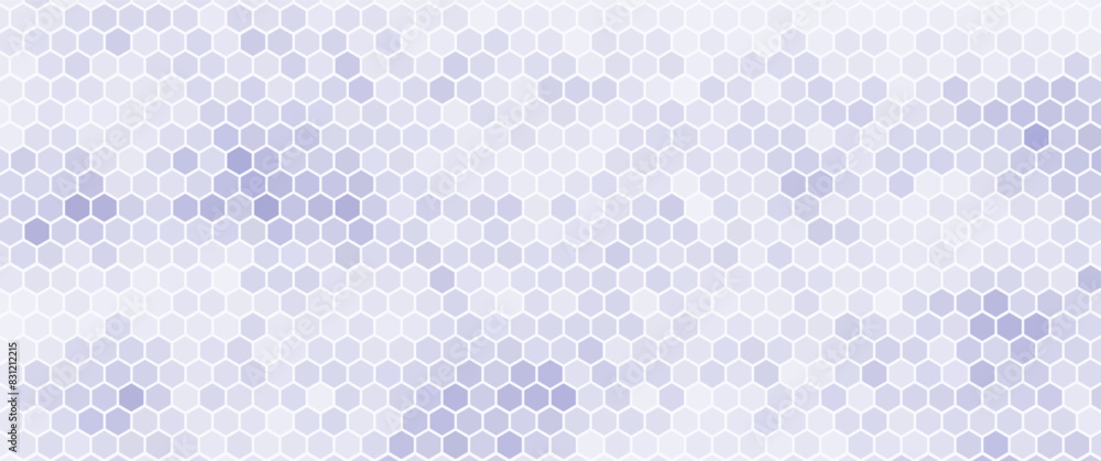 light blue gray hexagon seamless pattern background, polygonal geometric pattern design for background, science, presentation