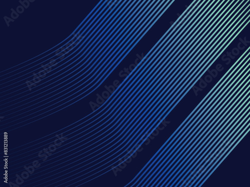 Premium background design with diagonal dark blue stripes pattern. Vector horizontal template for digital luxury business banner  contemporary formal invitation  luxury voucher  prestigious gift certi