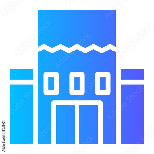 disruption gradient icon