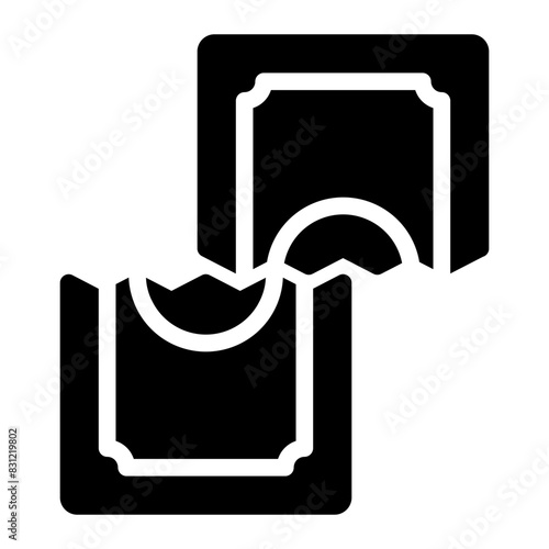 insolvency glyph icon