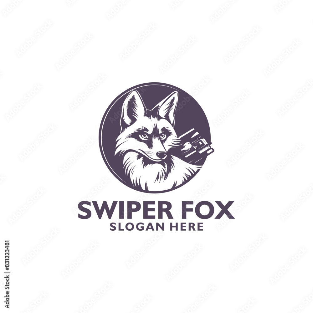 Fox head logo vector illustration Fox head logo vector illustration