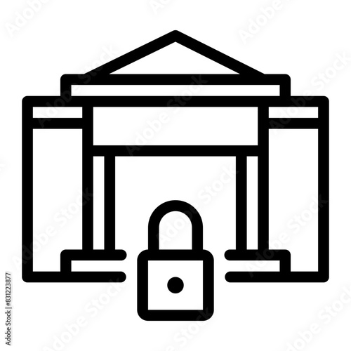 closure line icon