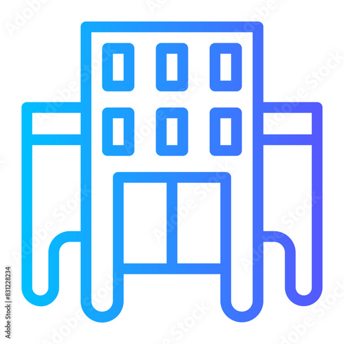 liquidation gradient icon