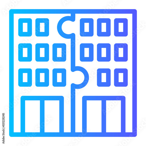 merger gradient icon