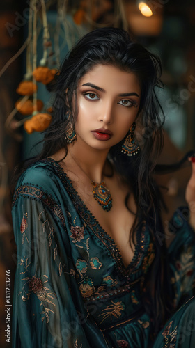young beautiful Indian woman