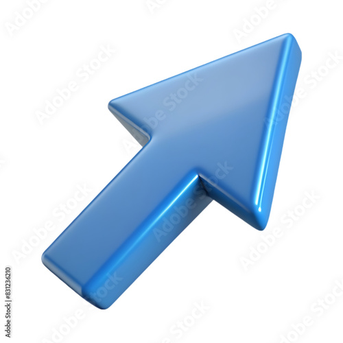 wide arrow on transparent background