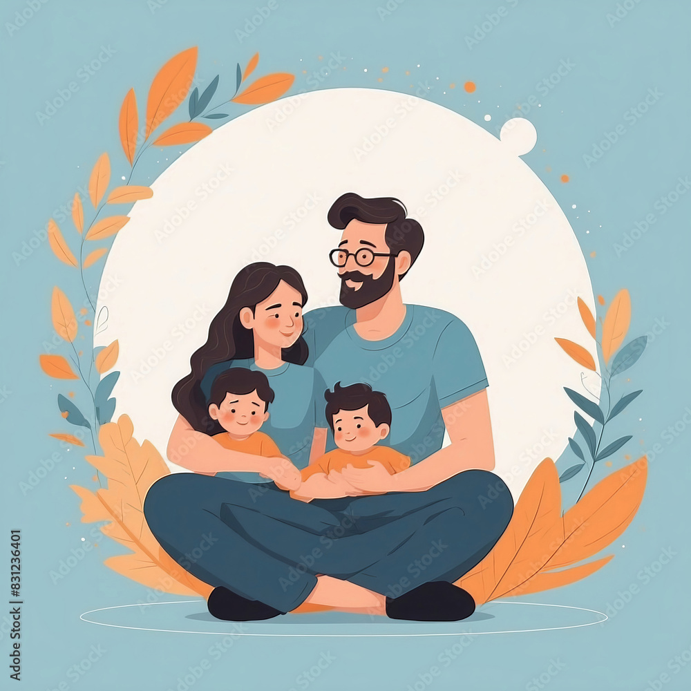 Vector illustration of father's day Vector illustration of father's day