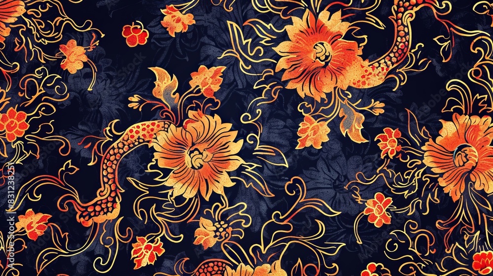 seamless batik pattern seamless batik pattern