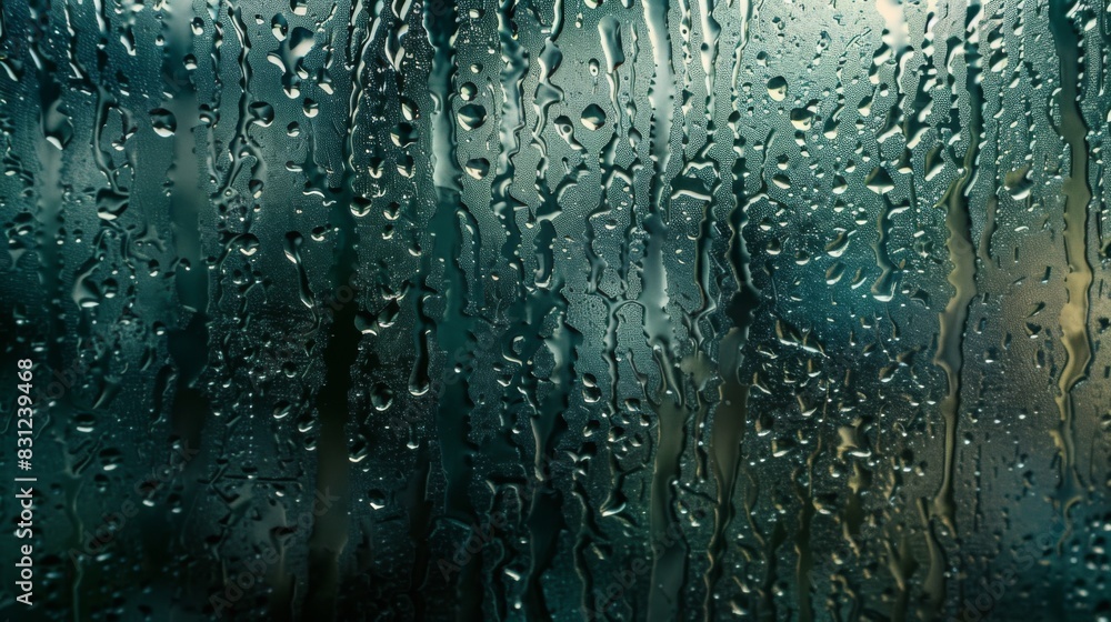 Rain water drops on the glass. Raindrops on window texture Rain water drops on the glass. Raindrops on window texture