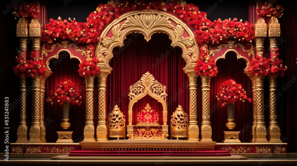 Fototapeta premium wedding stage