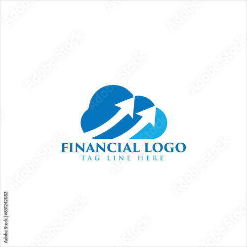 Finance Book Logo Template Design Vector, Emblem, Design 