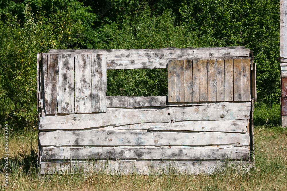 Wooden fortification for paintball