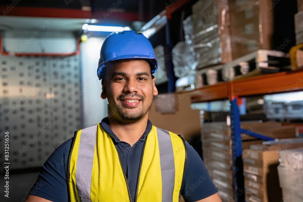 worker in warehouse, man with a sefety helmet, guy with hard hat worker in warehouse, man with a sefety helmet, guy with hard hat