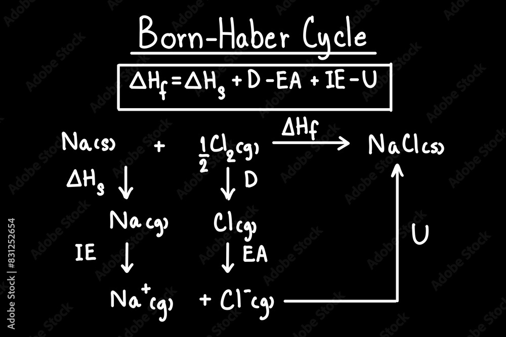 Born Haber Cycle Chemistry Equations Chemistry Education Ionization Born Haber Cycle Chemistry Equations Chemistry Education Ionization