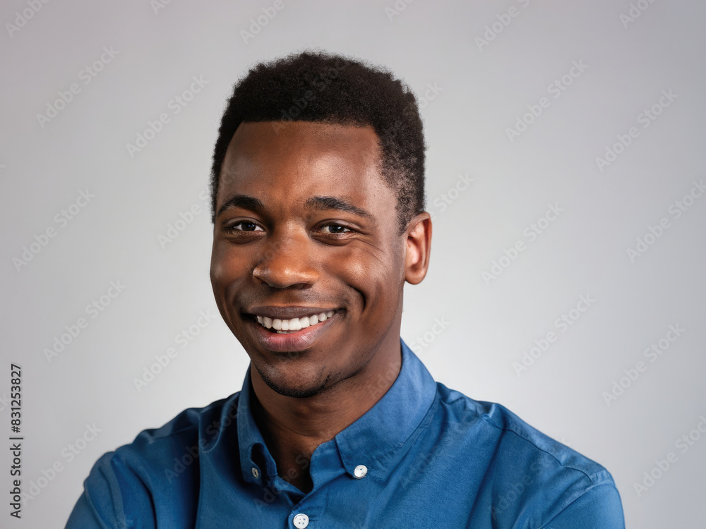 portrait of a black man, afro american guy smiling, beauty of happy man portrait of a black man, afro american guy smiling, beauty of happy man