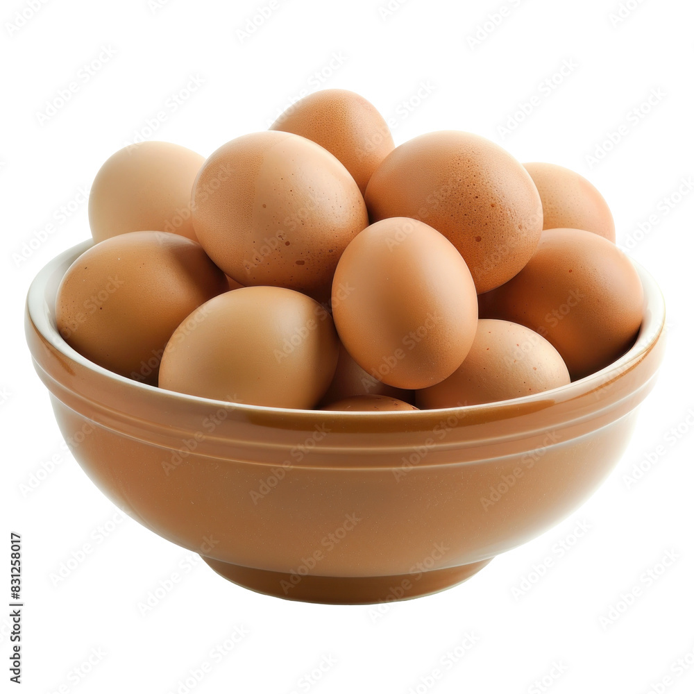 Bowl of eggs ,isolated on white background Bowl of eggs ,isolated on white background