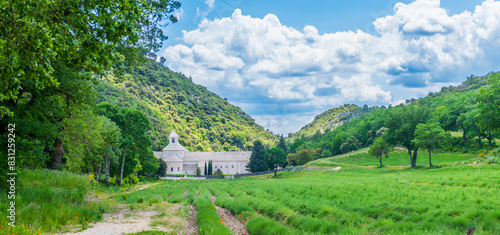 Принти на полотні Notre-Dame de Senanque Abbey, in Vaucluse, Provence, France