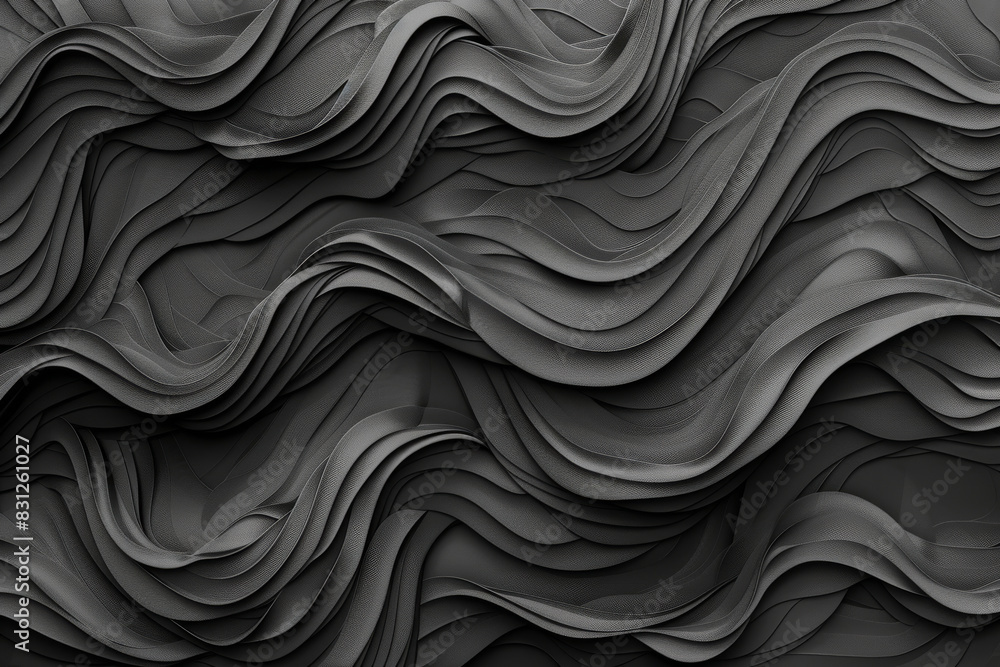 Undulating Monochrome Symphony Undulating Monochrome Symphony