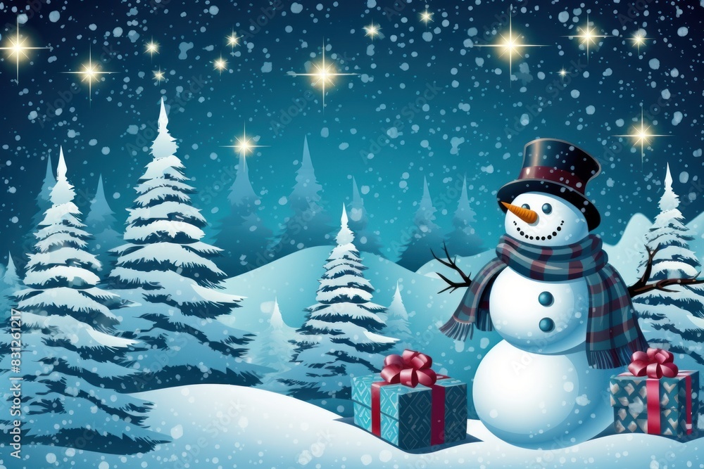 Obraz premium snowman
