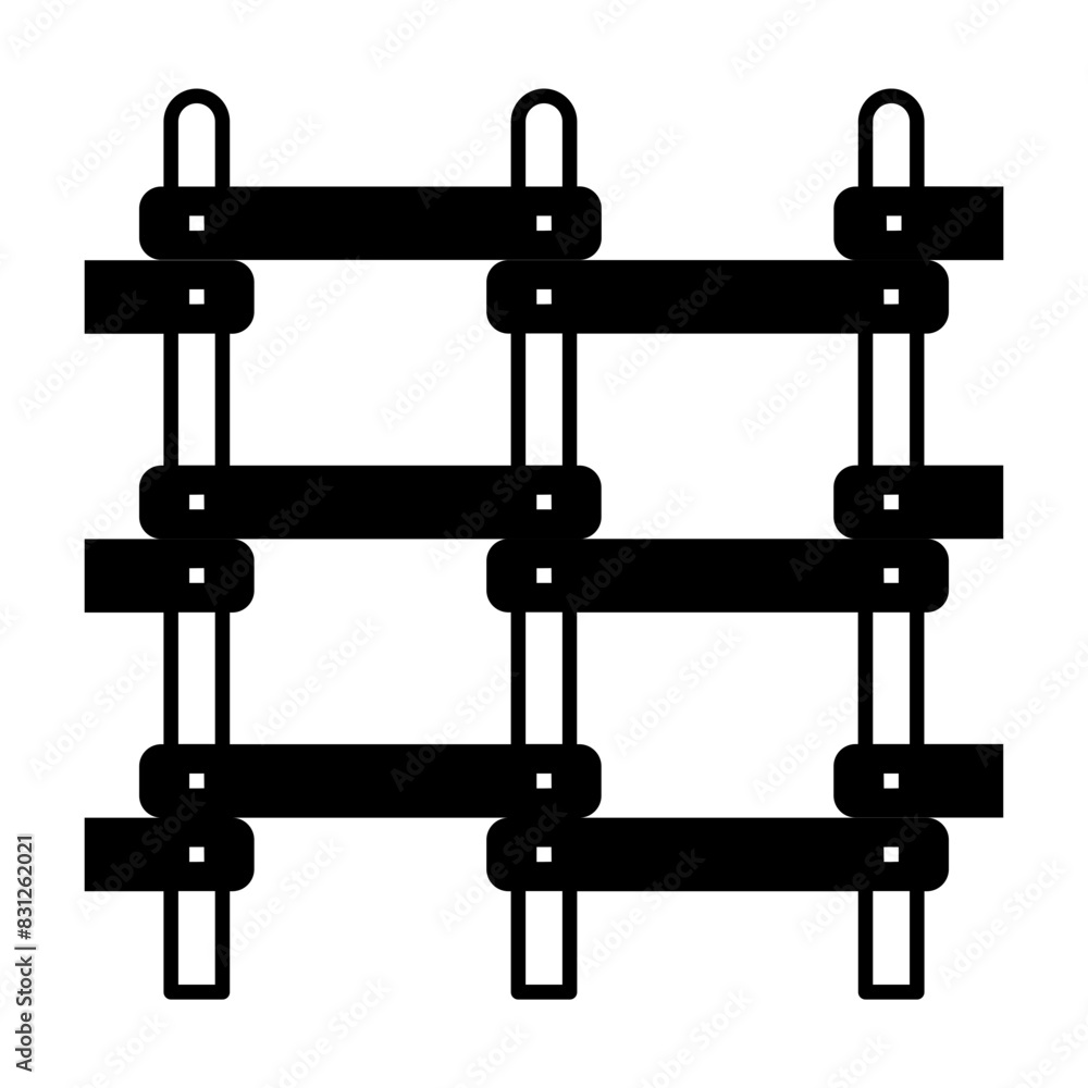 Wooden Plank Fence concept, Crate Pallet Top View vector icon design, timber and lumber Symbol, Forestry and Deforestation Sign, forest farming and woodlands stock illustration Wooden Plank Fence concept, Crate Pallet Top View vector icon design, timber and lumber Symbol, Forestry and Deforestation Sign, forest farming and woodlands stock illustration