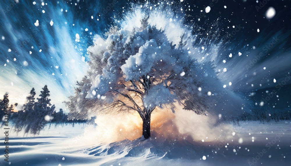 winter landscape with snow winter landscape with snow