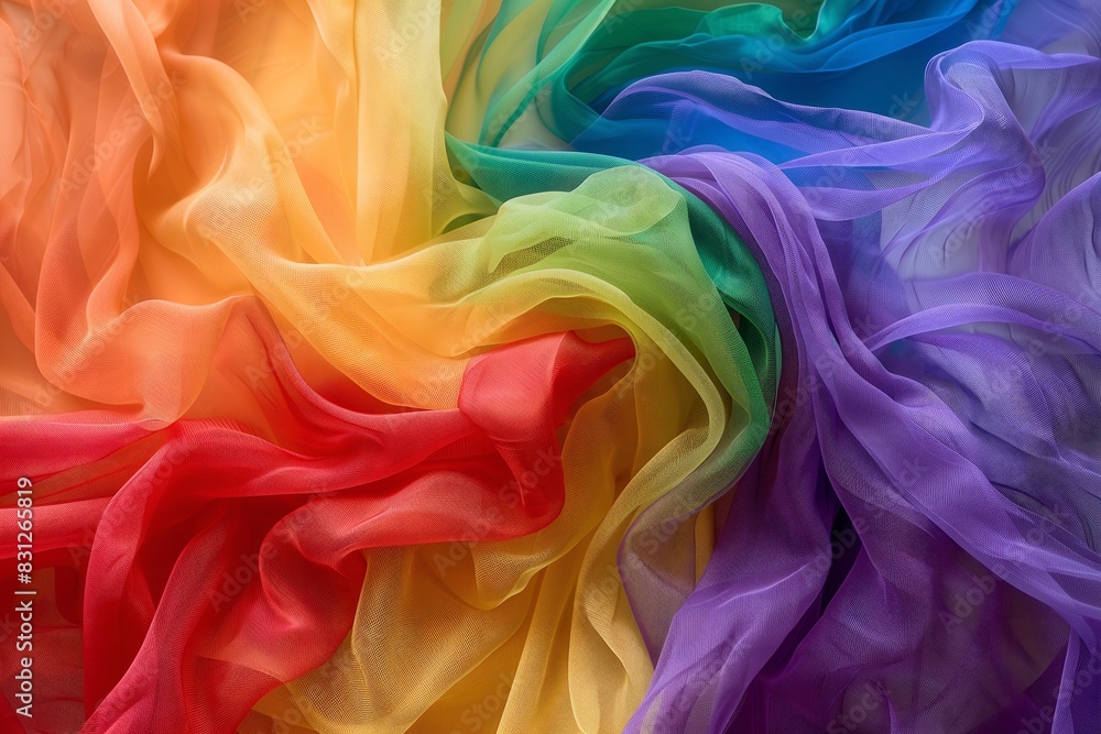 Fototapeta premium Rainbow colors abstract background. LGBT or pride concept.