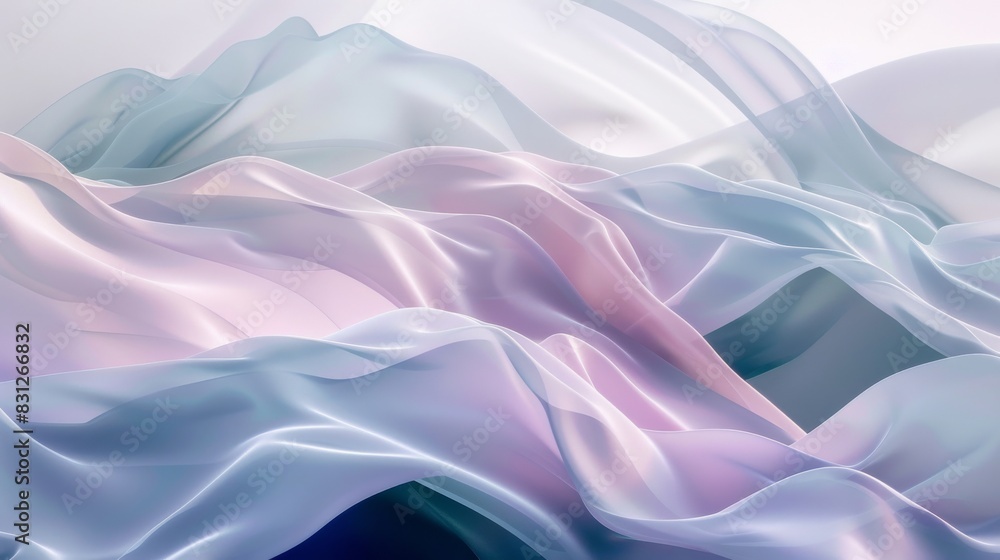 Obraz premium Elegant abstract silk waves background